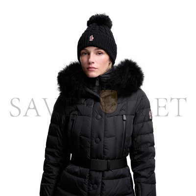 MONCLER WOOL BEANIE WITH POM POM K20983B000120402A999